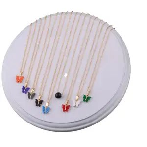 MALKYN Ultimate Gold-Plated Charm Collection: Featuring Dazzling Rhinestone & Glitter, Expansive Range of Vibrant Enamel Butterfly Pendants, Elegant Pearl Necklaces Black Swan & Heart Charms