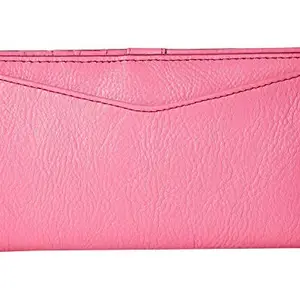 Fossil Women's Leather Caroline Pink Wallet (SL7353673)