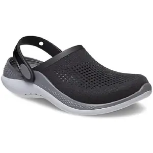 ZACIO New Clogs LITE Ride 360 Imported HIGH Clogs for Men (Black Grey, UK Footwear Size System, Adult, Men, Numeric, Medium, 9)