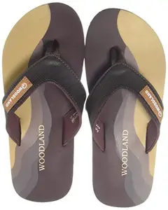 Woodland Men's Dbrown Flip Flop-7 UK (41 EU) (FF 3871021)