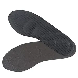 Comfortinglives Cushion Insole for Running Shoes for Men and Women (1 Pair, Black, Free Size)