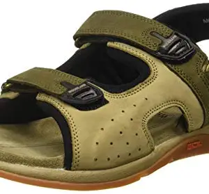 Woodland J9Wue Men's OGD 1036111_Khaki_6 Khaki Outdoor Sandals - 6 UK (40 EU) (7 US) (OGD 1036111KHAKI)