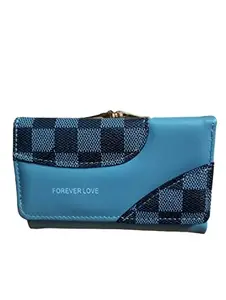 Stylish Women Wallet (Blue)