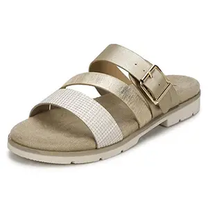 Mode By Red Tape Women's Gold Fashion Sandals-3 UK (36 EU) (MRL1208)