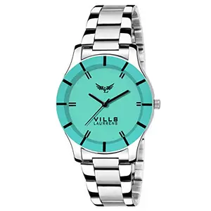 VILLS LAURRENS VL-7112 Impressive Green Dial Analogue Watch for Women and Girls
