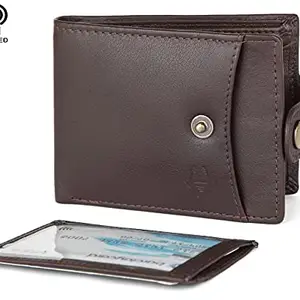 HideChief Brown Premium Genuine Leather Wallet(HCRW326)