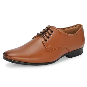 Centrino Formal Shoe for Men | Soft Cushioned Insole for All-Day Comfort | Stylish & Elegant Design | Perfect for Office, Business Casual & Formal Attire 6455-3_Tan_8