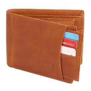 Keviv Leather Wallet for Men - Tan (GW120-TAN6)