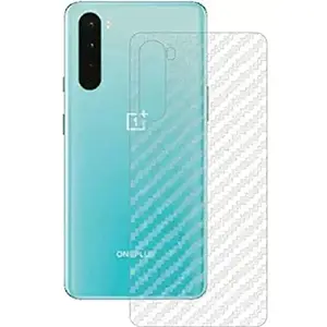 Ctel Oneplus Nord Back Screen 3D Protector(Combo Pack of 2), Carbon Fiber Phone Anti Slip Gripper Back Skin Ultra-Thin Protective Film Transparent Back Cover for 1+ Nord