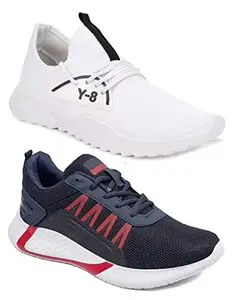 Axter Axter Multicolor Men's Casual Sports Running Shoes 7 UK (Set of 2 Pair) (2)-9278-9311