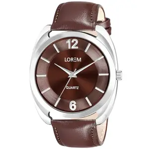 Brown Stylish Dial Analog Watch for Men LR79