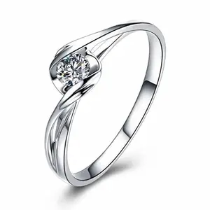 MYKI Classically sophisticated Glamorous Solitaire Adjustable Ring for Women & Girls