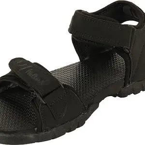 WALKAROO Boys Black Sandals (4509) 5 UK
