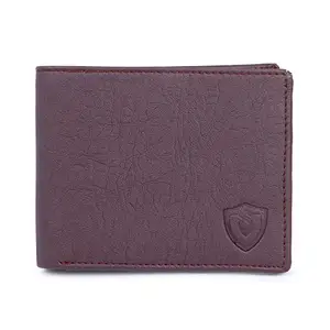 Keviv Artifical Leather Wallet for Men (Brown)..