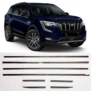DS ENTERPRISE Lower Window Garnish Chrome for Mahindra XUV 700 All Models - Chrome Color (Pack of 8)