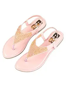 WalkTrendy Womens Synthetic Pink Sandals - 4 UK (Wtwf356_Pink_37)