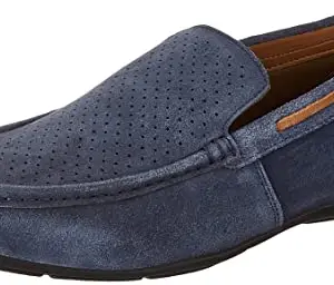 Extacy By Red Chief Navy Leather Casual Shoes for Men