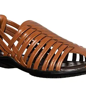Khadim's Men Brown Ethnic Dress Sandal (Size - 7)