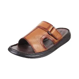 Mochi Men Tan Casual/Comfort Leather Chappal UK/7 EU/41 (16-590)