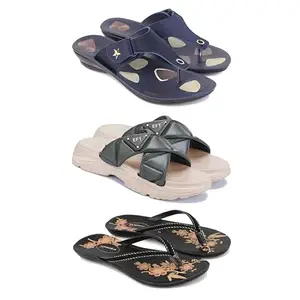 Women's Comfortable Sandal,Casual Lightweight Sandal for Everyday Wear | BTS-(3-COMBO)-1973-1891-O20-8-EURO-39