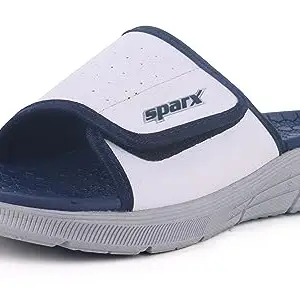 Sparx Men's Slipper, WHITE BLUE,6UK,SF1086GWHBL0006