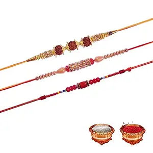 Manonita Rakhi Gift for Brother, bhaiya bhabhi, Gift Set (Rakshabandhan Mug, Roli,Chawal) BA-BD-BR