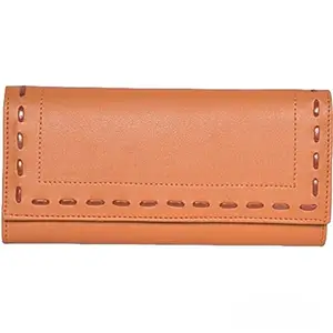 Bag Pepper Leather Unique Wallet for Women: Stylish and Versatile Trifold Purse with Slim Design | Purse Handbag Clutch(Musterd)