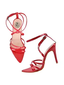 TRYME Fashionable Stylish Ethnic Heel Sandal Stiletto Sandal Heel Sandal For Womens And Girls