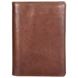 LMN Genuine Brown Color Leather Note Case for Women 140_77 (3 Credit Card Slots)
