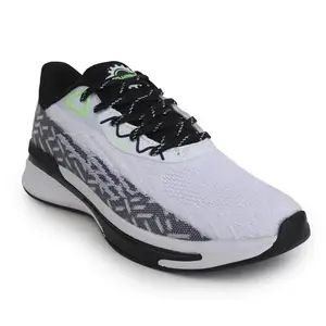 Columbus Men's FINALSHOT Sports Running Shoe- White/F.Green UK/India-9