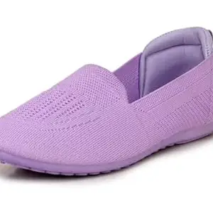 ATHCO Womens Angel Memory Foam Comfort Running Shoes|Ballerina|Slip-On |Slip Resistant|Lightweight|Dailyuse|ExtraSoft
