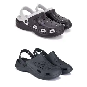 DRACKFOOT Men's Sandals Clogs| Lightweight Wear| Stylish & Easy to Wear For Men'S GR-SAN-(2-COMBO)-3018-3146-10