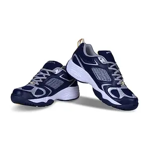 Nivia Amazon Shoe for Men/Men Jogging Shoe/Running Shoe for Men(Size 09) Navy-Silver