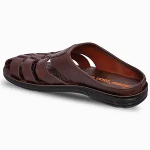 PARAGON Men Solid Brown Sandals