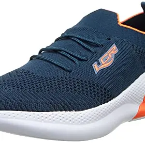 Lancer Mens DRAGON-27 Green Orange Running Shoe - 10 UK (DRAGON-27BGN-ORG-10)