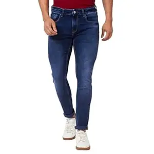 Spykar Men's Skinny Fit Low-Rise Casual Jeans