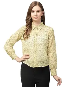 STYLZREPUBLIC Yellow-Casual Floral Shirt