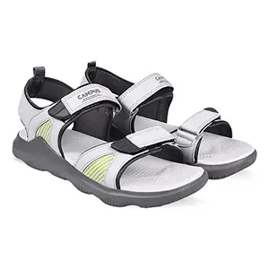 Campus Men's 2GC-06D L.Gry/D.Gry Outdoor Sandals - 10UK/India 1 Pair