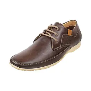 Walkway Mens Synthetic Brown Lace-up Shoes (Size (9 UK (43 EU))