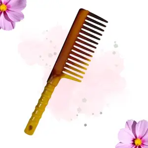 Hi Tech Sales Hair Wide Tooth Comb Detangling Frizz off detangler hair comb for Curly, long Hair & any type Hair, Wet, Dry. Shampoo Comb. Pack of 1