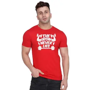 Fashions Love Men Cotton Half Sleeve Round Neck Stylish Mens Casual Wear Evolution Creative Graphics Printed Printed T Shirt HSRR-4167-M Black