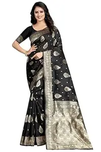 Shasmi Women's Banarasi Saree Pure Kanjivaram Silk Saree Soft new ladies 2026 Design Wear Sarees Latest Cotton Party Sari collections With Blouse Piece for Wedding sadi (SAM SAN EAGLE-3)
