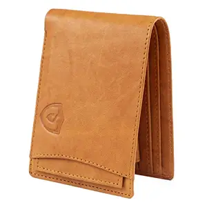 Keviv® Genuine Leather Wallet for Men/Men's Wallets (Tan)