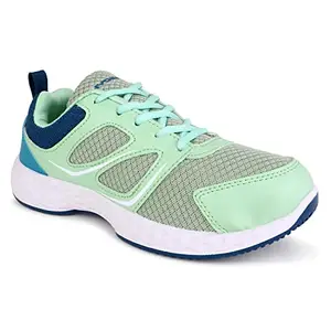 Hygear Women's Canbera Pista Green Running Shoes_5 UK (HG-RW-1008)