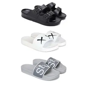 DRACKFOOTsandal for Men's,slip-ons, casaul sandals for Men'sGRT-SAN-(3-COMBO)-3115-3029-1589-10