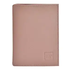Canvas & Awl Genuine Leather Pink Ladies Wallet (Big)