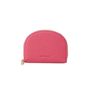 Accessorize London Women's Pink Crescent Coin Purse | Wallet for Women Stylish |Latest Ladies Small Wallet Purse |Purse for Women Handbag