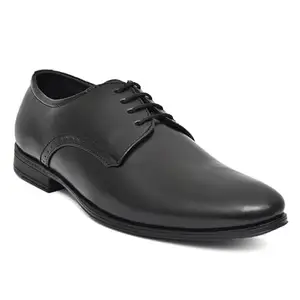 WYKON PRASENT Black Addition Pure Leather Man LACE-UP Formal Shoes, for Office & Outdoor 6