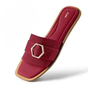 Frido Comfort Flat Sandals for Women | Super Soft Stylish Slip-On Sandals with Cushioned Sole – Daily Office and Casual Wear with Padded Knit Upper, Breathable & Zero-Drop Sole