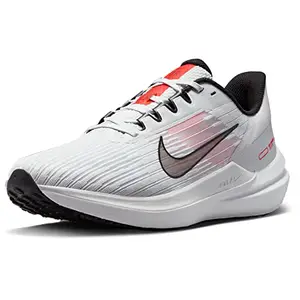 Nike Mens AIR Winflo 9 Photon DUST/Black-White-Platinum Tint Running Shoe - 7 UK (DD6203-009)